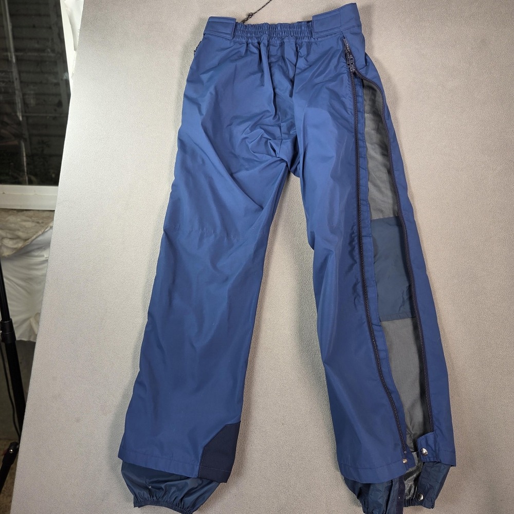 North Face Gore Tex Pants Mens XL Blue Full Zip Waterproof Shell Ski Snowboard